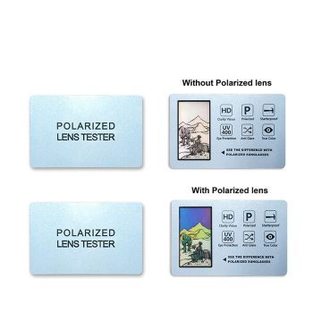 SC-B-L-12 Polaroid test card, rainbow color change test card, customized logo