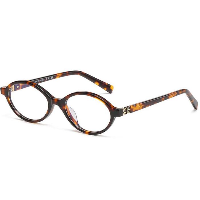 SMU04Z MIU Bookworm Glasses 04Z Tortoiseshell Zhang Yuanying Same Elliptical High Quality acetate optical frames