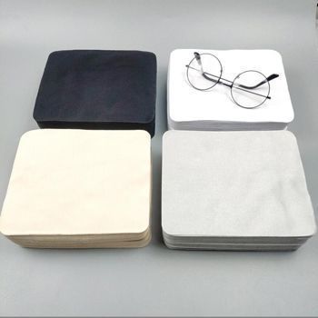 JHGC-10 Suede fabric glasses cloth, 18x15mm