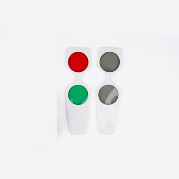 Y001, Y002 Optometry auxiliary polarized lens, red green integrated optometry auxiliary lens