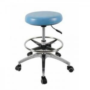 YSY08 Pneumatic lifting chair for doctor, PU cushion, Kirsite foot, bear 300kg, standard silent wheels