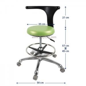 YSY11-1 Pneumatic lift chair, PU cushion, Aluminum foot, bear 300kg, better silent wheels