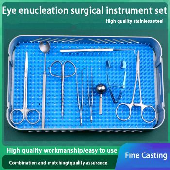 JH-533 Surgical Instrument Set for Microsurgical Enucleation, Premium Quality, Sterile, Comprehensive