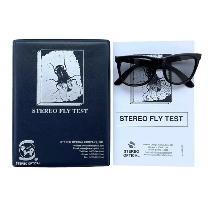 JH-555 Stereoscopic fly image Stereoscopic detection Fly butterfly Titmus Stereoscopic polarization test Inspection image - image3