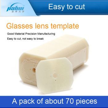LP-03 Glasses Template | 64x54x1.9cm, Lens Polishing & Mounting, Thickened & Hardened, Milky White