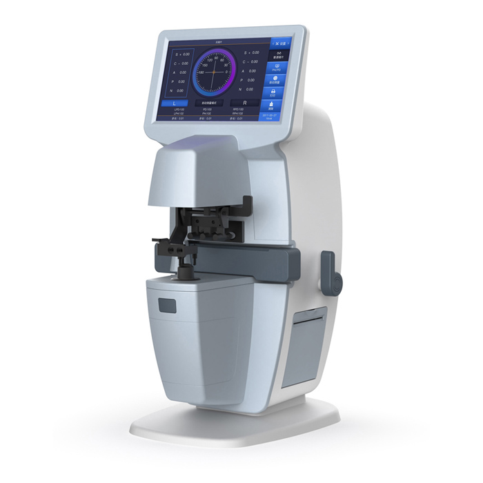 LP-6100/LP-6100J Auto lens meter, 7 inch touch screen, with PD, PH, UV and printer - video preview