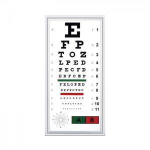 LY-23C-5 LED Super Thin Visual Chart Light Box - EFP, Astigmatic Chart, 3M Distance