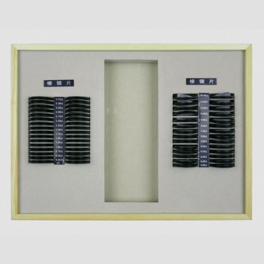 PR-60 60-Piece Ophthalmic Prism Trial Lens Set 0.25△-20△
